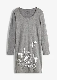 Chemise de nuit courte à manches longues, bonprix