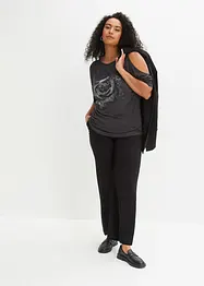T-shirt épaules dénudées en viscose, bonprix