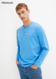 T-shirt tunisien manches longues Essential sans coutures en coton, bpc bonprix collection