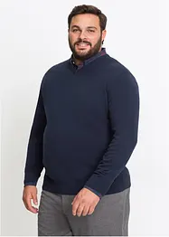 Pull doux en fine maille de coton majoritaire, bonprix