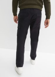 Pantalon cargo à pinces Regular Fit, Tapered, bpc selection