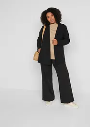 Pull basique en maille fine à col montant, bonprix