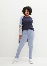 Pantalon de jogging très doux avec un revers à l'ourlet, bonprix