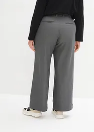 Pantalon à pinces avec taille haute élastiquée, bonprix