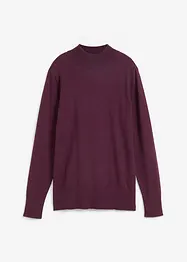Pull basique en fine maille à col montant, bonprix