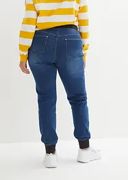 Jean Boyfriend extensible à empiècement taille côtelé, bonprix