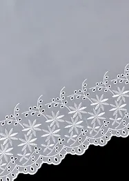 Brise-bise avec broderies anglaises et polyester recyclé, bonprix