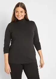 Lot de 2 T-shirts manches longues 100% coton, bonprix
