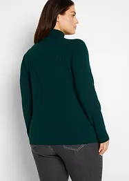 Lot de 2 T-shirts manches longues 100% coton, bonprix