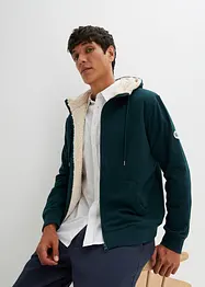 Sweat zippé doublé sherpa, bonprix