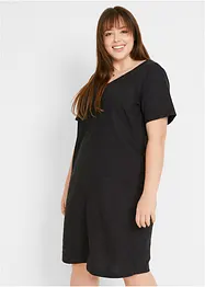 Robe courte en lin majoritaire, bonprix