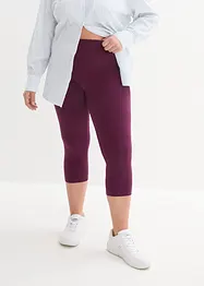 Legging corsaire à empiècement taille confortable, bonprix