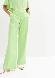 Pantalon tissé en lin et coton, bonprix
