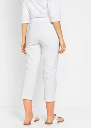 Pantalon 7/8 en bengaline avec taille élastiquée, bonprix
