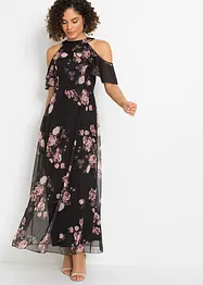 Robe longue en mesh, bonprix