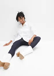 Legging aspect jean en coton mélangé, bonprix