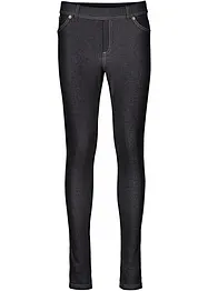 Legging aspect jean en coton mélangé, bonprix