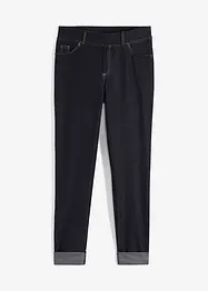 Legging aspect jean en coton mélangé, bonprix