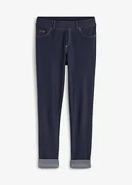 Legging aspect jean en coton mélangé, bonprix