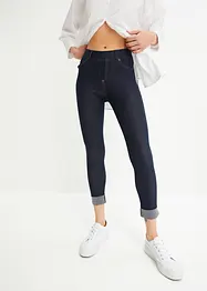 Legging aspect jean en coton mélangé, bonprix