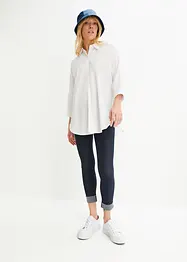 Legging aspect jean en coton mélangé, bonprix