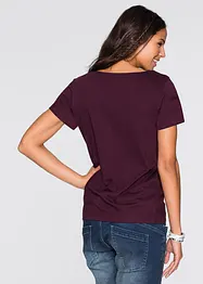 T-shirt en coton et viscose, bonprix