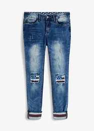 Jean Skinny avec détail drapeau, bonprix