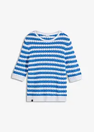 T-shirt en maille, manches coudes, bonprix