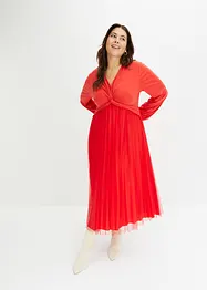 Robe plissée, bonprix