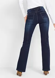 Jean bootcut taille mi-haute, sculptant, bonprix