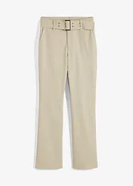 Pantalon stretch avec détail ceinture, bonprix