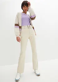 Pantalon stretch avec détail ceinture, bonprix