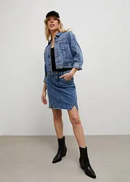 Mini-jupe en jean, bonprix