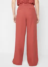 Pantalon palazzo en lin mélangé, bonprix