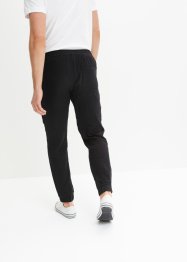 Pantalon taille élastiquée Regular Fit en gaze de coton, Tapered, bonprix