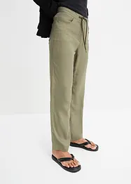 Pantalon cargo léger avec lien sous coulisse, bonprix