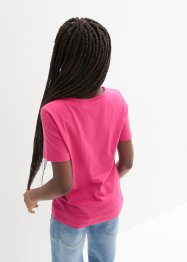 T-shirt fille à sequins réversibles en coton, bpc bonprix collection