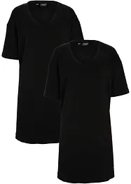Lot de 2 robes oversize 100% coton, bonprix
