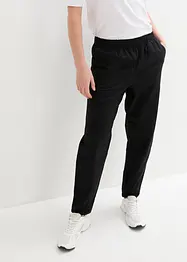 Pantalon en coton et lin, taille haute, bonprix