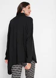 Pull-poncho asymétrique à col roulé, bonprix