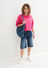 Sweat-shirt oversize en coton, bonprix