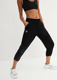 Pantalon sarouel décontracté avec ourlet resserré, bonprix