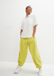 Pantalon en gaze de coton imprimée, bpc bonprix collection