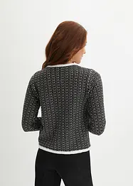 Gilet court en maille bouclée, bonprix