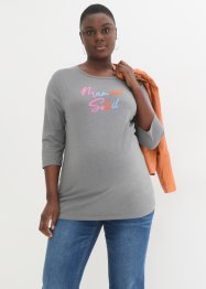 T-shirt de grossesse manches 3/4 en coton, bpc bonprix collection