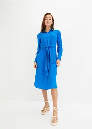 Robe midi à nouer sur le devant, bonprix