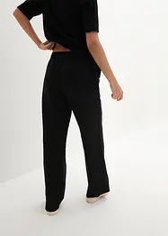Pantalon palazzo en lin et viscose, bonprix