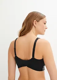 Soutien-gorge grand maintien sans armatures, fermé devant, avec polyamide recyclé, bonprix