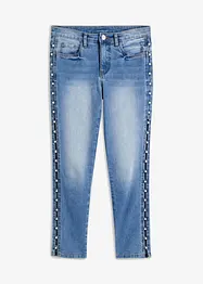 Jean skinny avec perles appliquées, bonprix