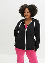 Veste sweat extensible en coton, bonprix